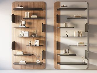 Modern Wall Shelf Storage Rack 3d model