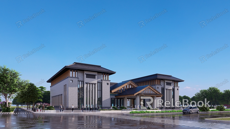 New Chinese Style Villa Homestay Hotel Country House model