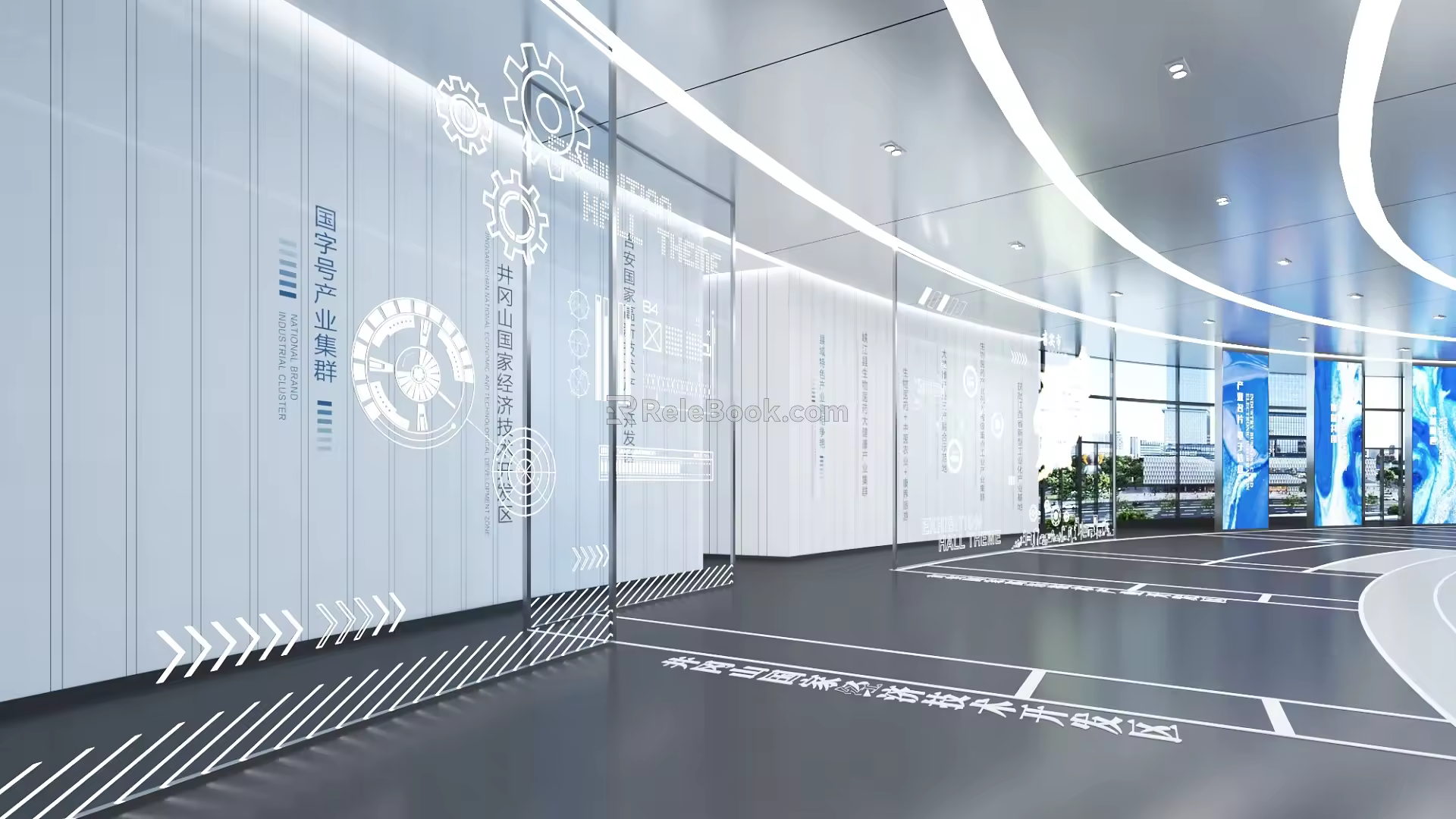 Science and Technology Exhibition Hall 3d model