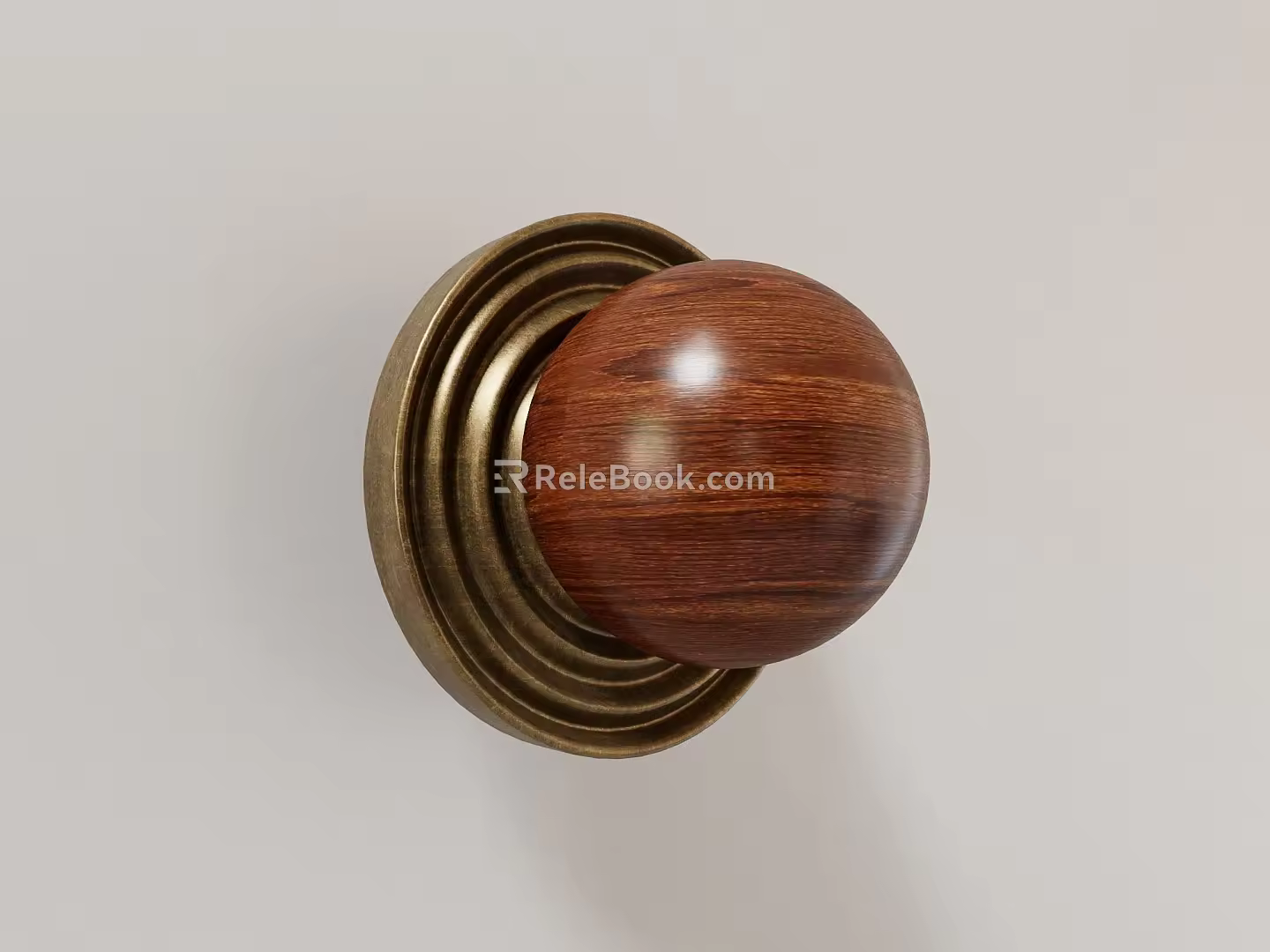 New Chinese Style Handle Cabinet Door Handle Brass Handle 3d model