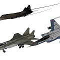 Sense of Technology Aircraft Fighter Aircraft 3d model