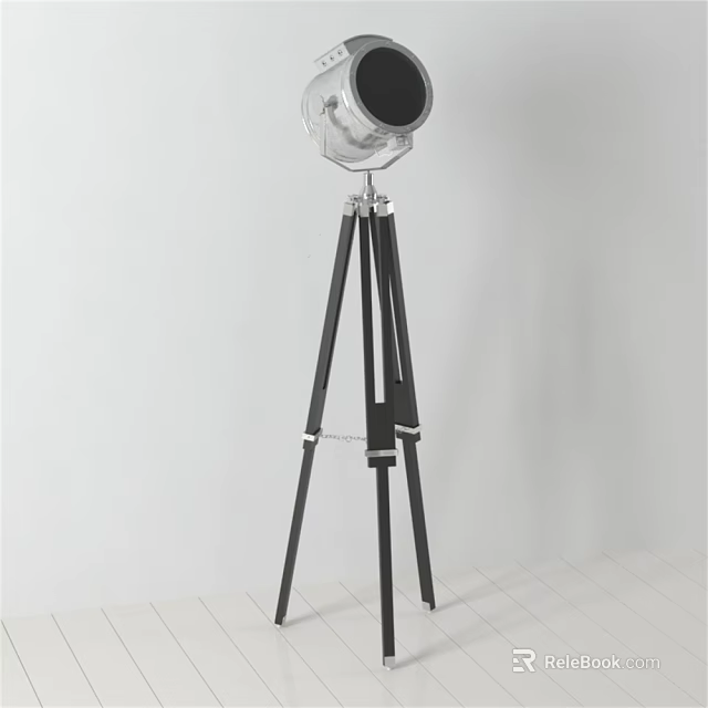 Modern Decorative Ornament Set With Tripod Stand And Silver Top For Home Decor 3d model 