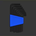 Wrench wrench hardware tool hex wrench repair tool items 3d model