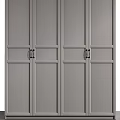 Modern Wardrobe Designs With White Gray Finishes Drawer Storage Open Shelves And Hanging Space