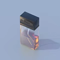 Elegant Luxury Perfume Bottle Featuring Black Cap Transparent Glass And Amber Liquid