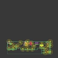 Elegant Clothing Store Front With Glass Doors Lighting Display Area And Green Plants