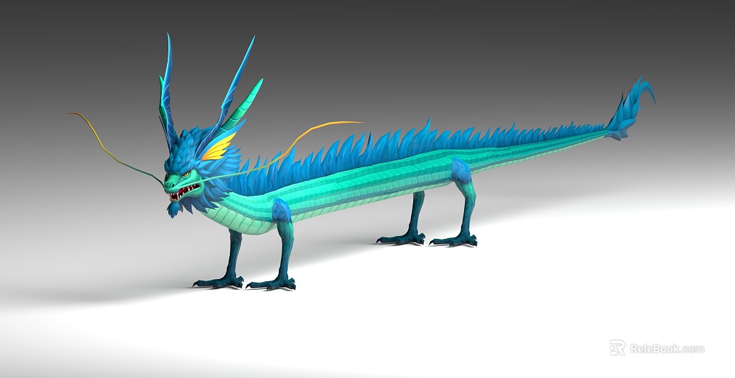 Green Dragon Chinese style texture