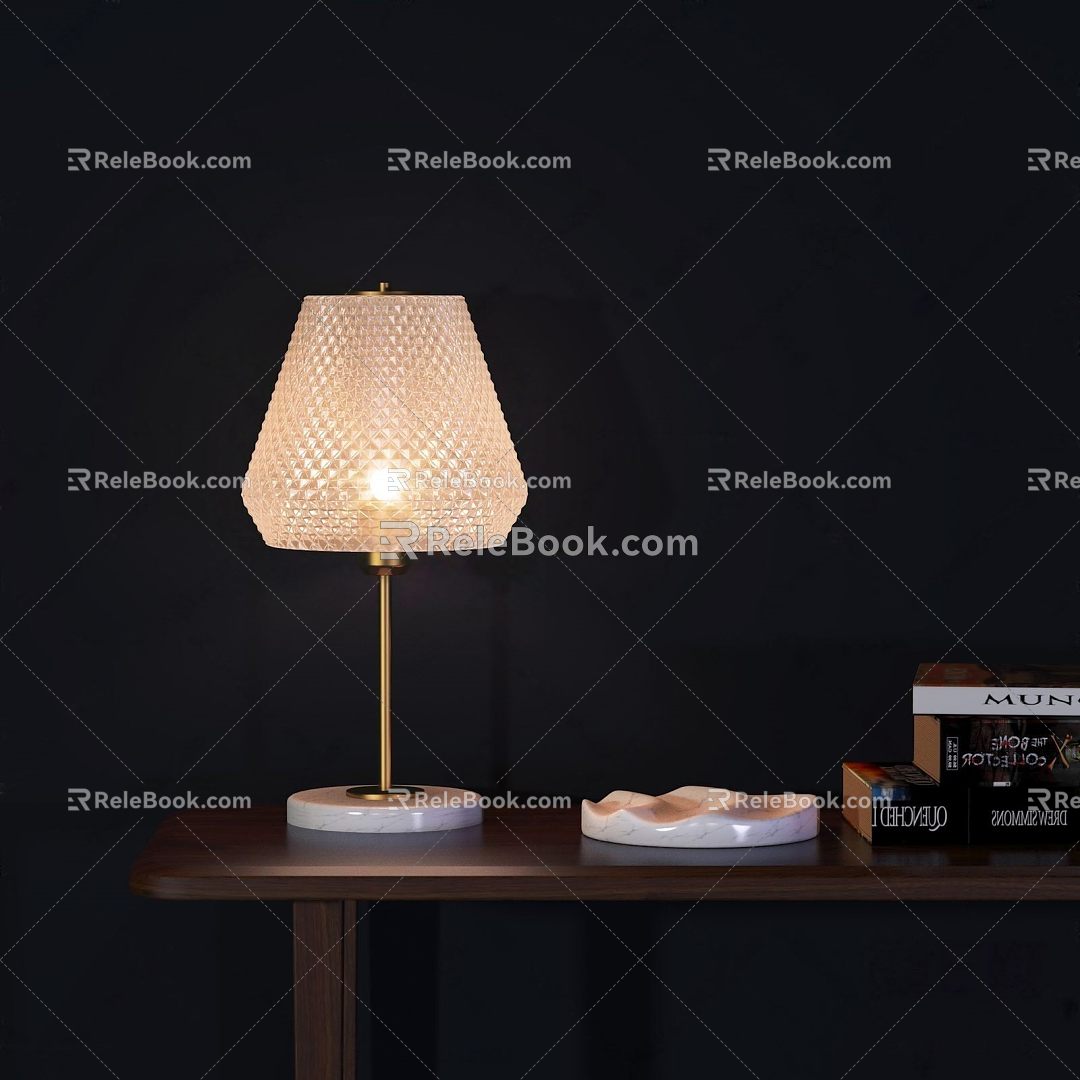 Modern table lamp 3d model