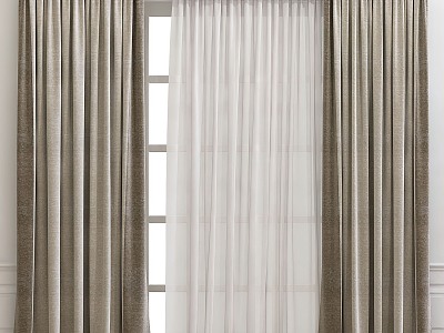 Fabric curtains model