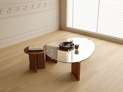 Modern coffee table model