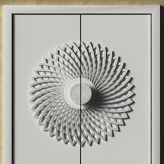 Modern wall decoration pendant 3d model
