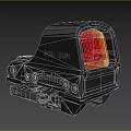 HOLOUN Tactical Red Dot Sight Featuring Compact Design Durable Construction Clear Lens For Shooting Accuracy