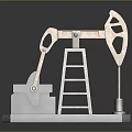 Industrial Oil Pump Equipment With Dual Mechanical Arms Ladder Stand And Base Platform