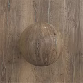 Wooden Sphere Component With Contrasting Wood Grain Textures On Light And Dark Surfaces