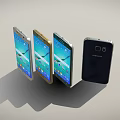 Samsung Mobile Phones With Front Screen Display And Green Gold White Back Design