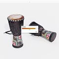 Musical Instruments Old Handmade Drums 3d model