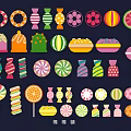 Colorful Candy Shaped Hanging Decorations With Creative Sweet Designs And Lollipop Patterns