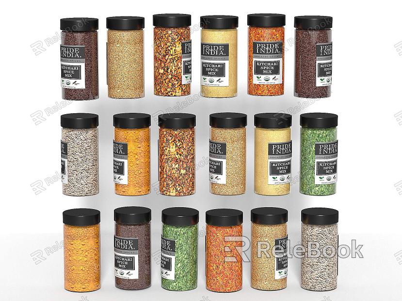 Modern Seasoning Bottle Seasoning Bottle Spice Jar Seasoning Jar model