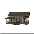 Traditional Wooden House Design Featuring Wooden Roof Porch Windows And Interior Space