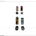 Everyday Household Items with Cleaning Sprays Insect Killer Beverage Cans and Small Containers