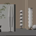 Decorative Lanterns in Various Designs with Bamboo Woven Patterns Warm Light and Bamboo Leaves