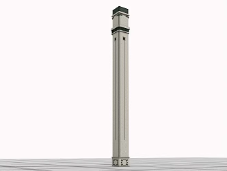 New Chinese Pillar 3d model