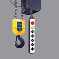 EGLUND Industrial Electric Hoist With Yellow Black Design And Remote Control