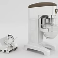 Commercial Kitchen Appliances Including Belshaw Mixer And Slicing Machine 3d model