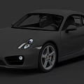 Gray Two Door Sports Car With Sleek Design Alloy Wheels And Headlights