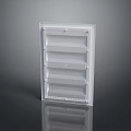 White Mesh Storage Rack With Multiple Shelves For Home Organization