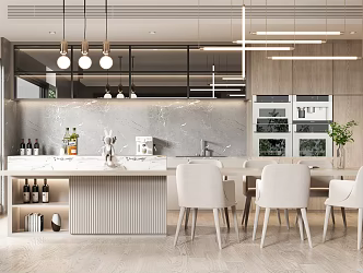 Modern Restaurant 3d model