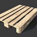 Industrial Wooden Pallet With Sturdy Structure For Logistics Storage Applications