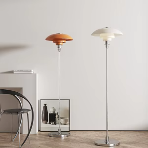 Nordic Bauhaus Floor Lamp 3d model