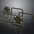 Metal Mounting Equipment With Various Sizes Riveted Brackets And Frames
