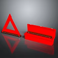 Safety Red Triangular And Rectangular Tool Equipment For Professional Workshops 3d model
