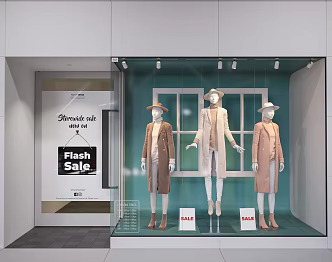 Modern window model 3d model