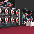 Super Bowl Themed Photo Check in Spot At Tianhong With Stage Seats And Brand Design