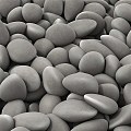 Modern Pebble Stone Stone Pebble Floor 3d model