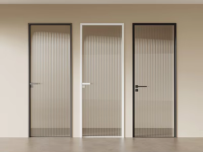 Changhong glass door 3d model