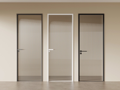 Changhong glass door 3d model