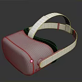 White VR Headset With Comfortable Strap And Modern Electronic Design