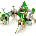 Outdoor Combination Slide Children's Combination Slide Combination Slide Outdoor Slide Children's Slide 3d model