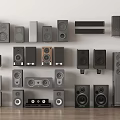 Modern sound vertical sound hanging sound small sound 3d model