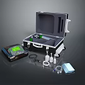 Portable Daily Living Supplies Toolbox With Essential Tools Device And Medical Mask