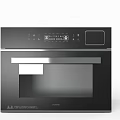 Sleek Black Microwave Oven With Digital Control Panel And Glass Door As Essential Kitchen Appliance