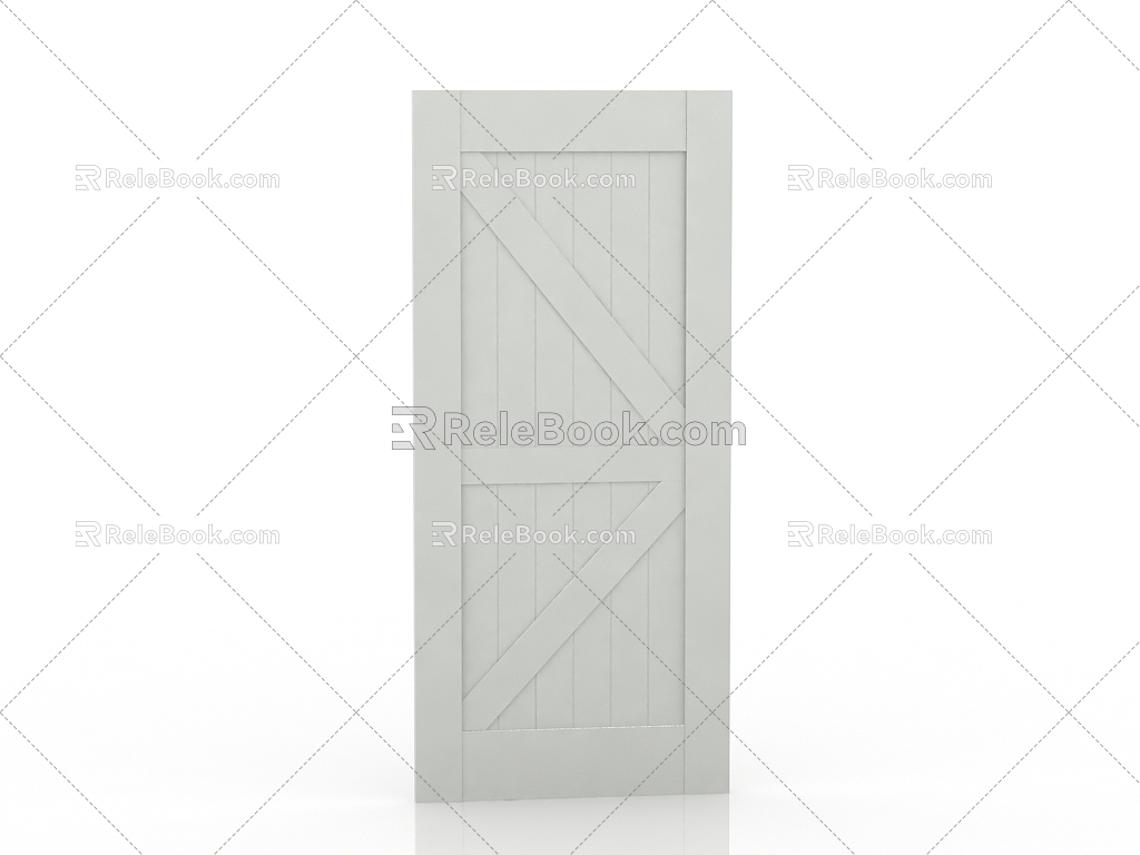 Jane O Barn Door 3d model