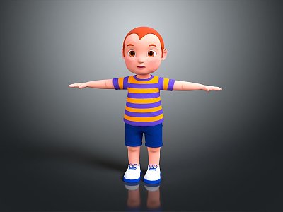 Children Baby Cartoon Children Boy Little Boy Cartoon Boy model