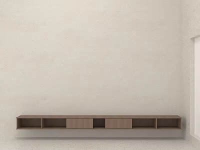 Modern Nordic Original Wood Wind Silent Zen TV Cabinet Open Cabinet Locker Cabinet Bookcase Solid Wood Wooden Living Room Villa Luxury Apartment 3d model