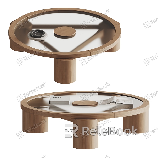 Coffee table solid wood coffee table glass coffee table simple coffee table decoration combination model