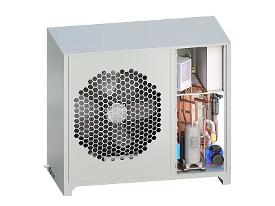 Refrigeration Unit Cooling Unit Air Conditioning External Unit 3d model